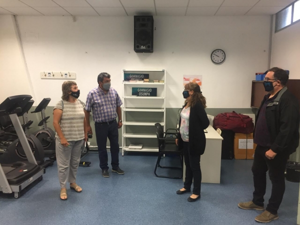 CALETA OLIVIA: ATUNPA y autoridades académicas recorrieron las instalaciones de la UACO en el marco del Plan de Retorno a la Nueva Normalidad